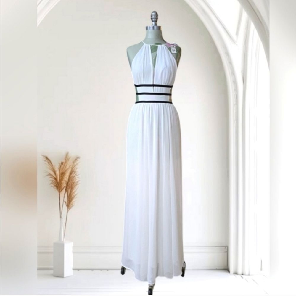Express Womens White Strappy Maxi Dress XS - Picture 8 of 11